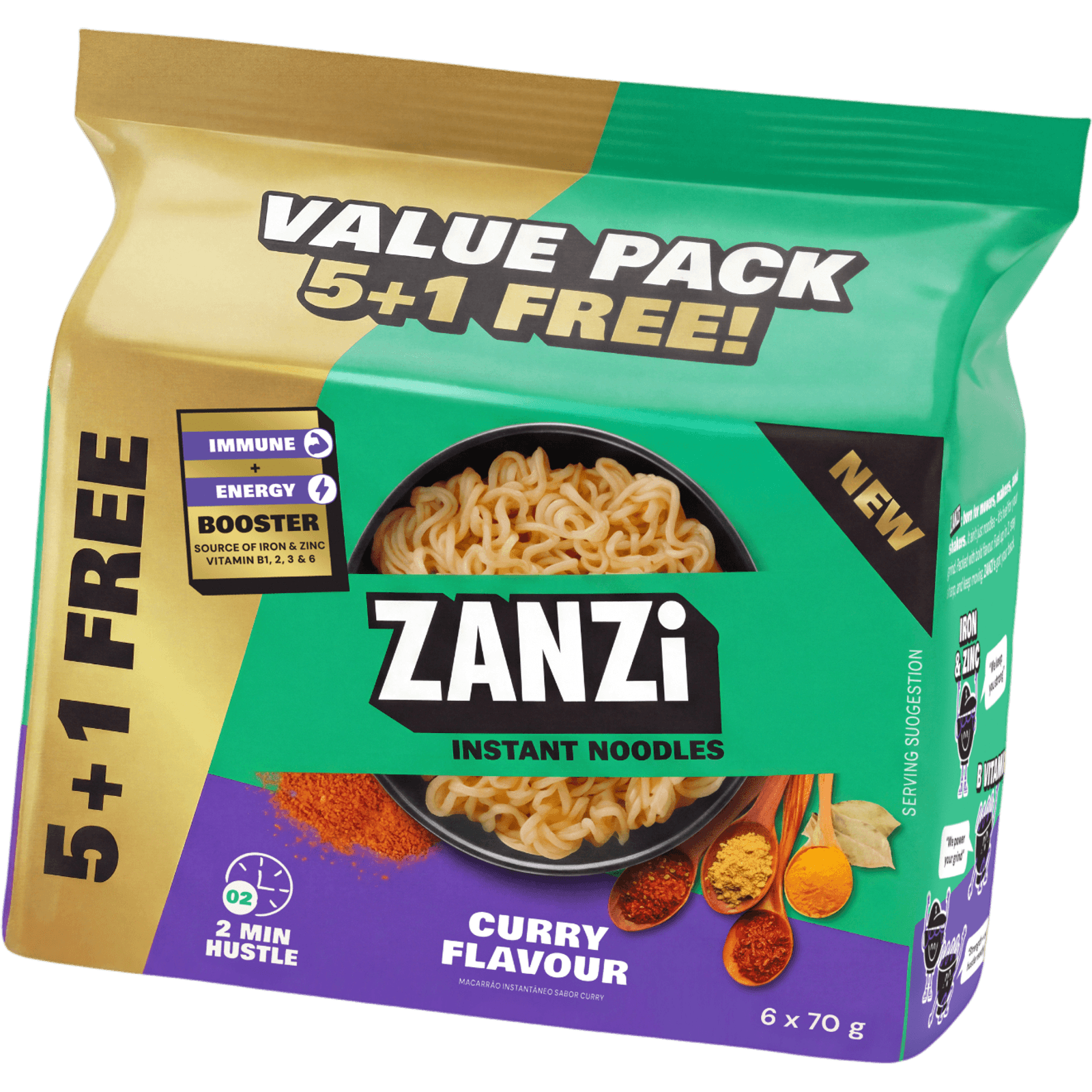ZANZi Instant Noodles Curry Flavour